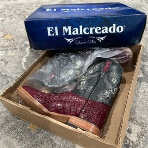 New Exotic Caiman Cowboy Boots